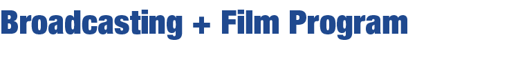 broadcasting and film
